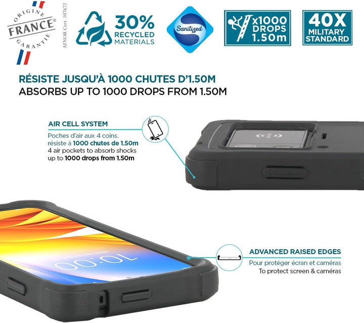 Mobilis Verstärkte Schutzhülle für Zebra EM45, Robuste Hülle für Zebra EM45 RFID Enterprise Mobile,