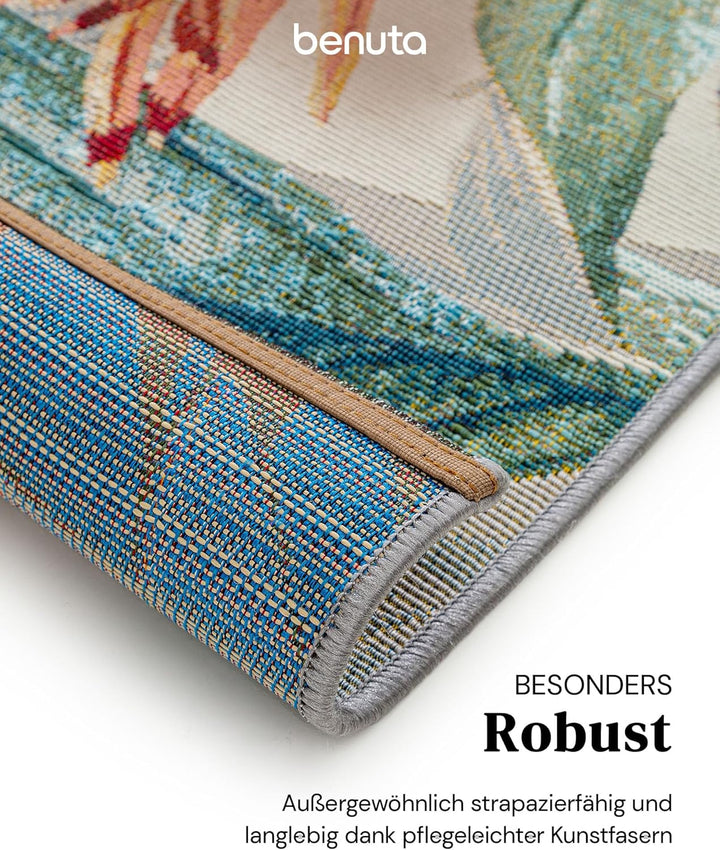 benuta In- & Outdoor-Teppich Artis Multicolor 80x165 cm 80x165 cm Multicolor, 80x165 cm Multicolor