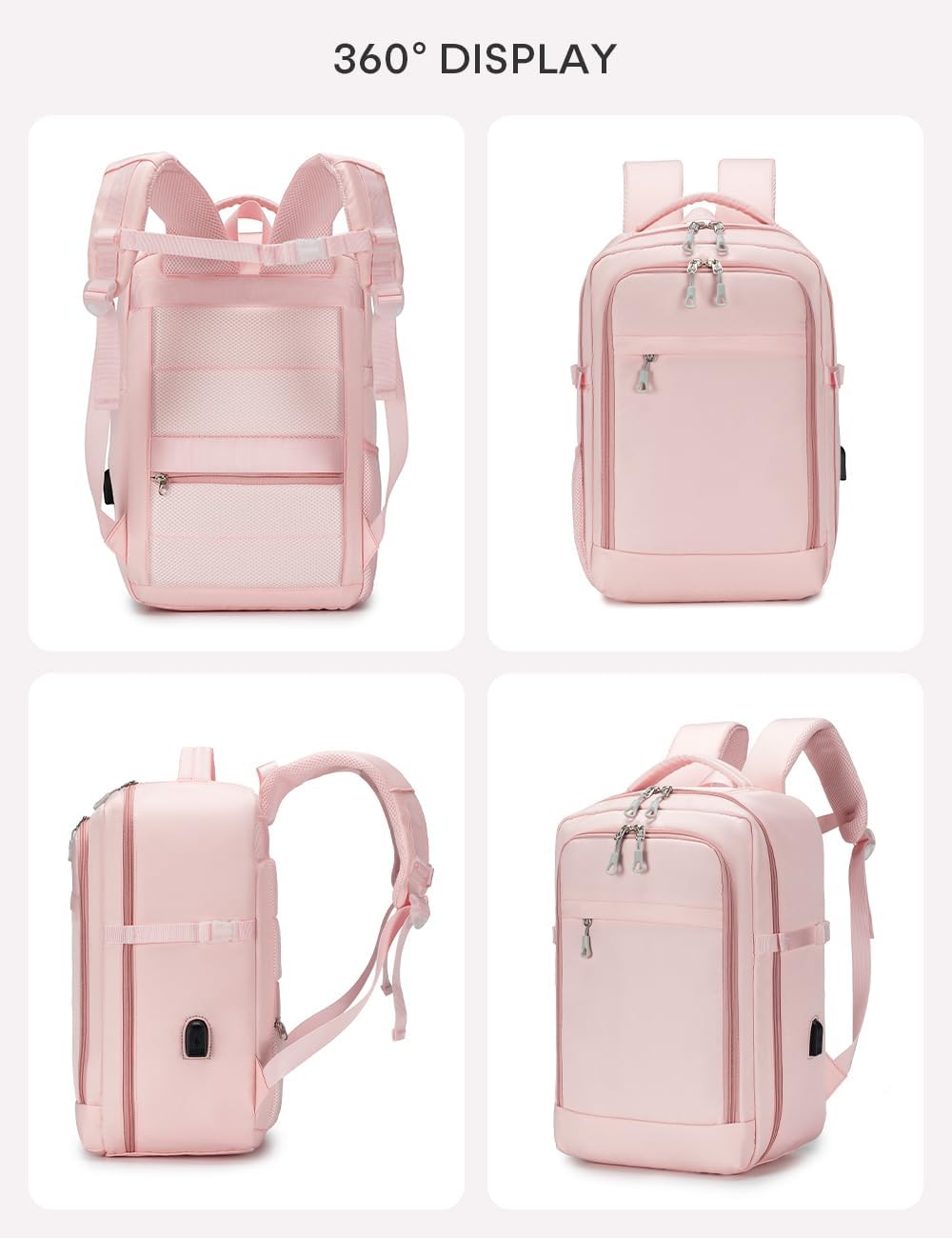 BAGZY 40x30x15cm Handgepäck Rucksack für British Airways jet2 Air France Reiserucksack Flugzeug 14 Z