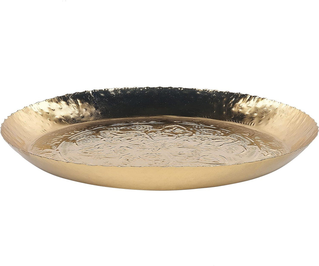 Dekoschale 2er Set Eisen gold rund Wohnaccessoires Modern Glamourös Sadane