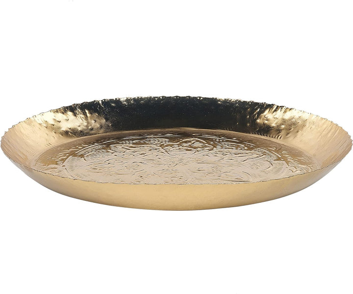 Dekoschale 2er Set Eisen gold rund Wohnaccessoires Modern Glamourös Sadane
