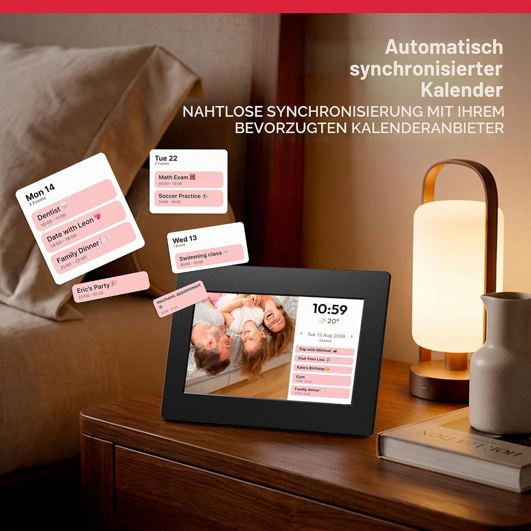 Agfa Photo - Bilderrahmen Realiview 7' 7 Zoll mit WLAN, 7 Zoll mit WLAN