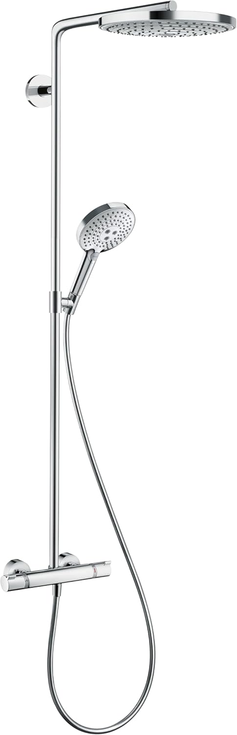 hansgrohe Raindance Select S 240 Duschsystem (2 Strahlarten) Chrom Chrom Kopfbrause mit 2 Strahlarte