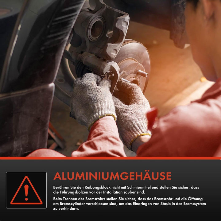 Frankberg 2x Bremssattel Bremszange Hinten Links Rechts Kompatibel mit Astra F 1991-2001 Calibra A 1