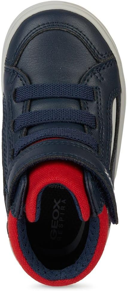Geox Jungen B Gisli Boy D Sneaker 21 EU Navy Red, 21 EU Navy Red