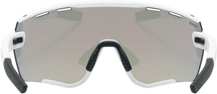 uvex Unisex Sportstyle 236 S Set Sportbrille (1er Pack) Einheitsgrösse white mat/red, Einheitsgr