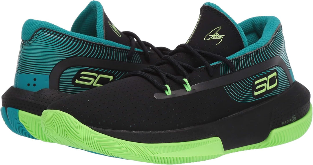 Under Armour Herren Ua Sc 3zer0 Iii Basketballschuhe, 35.5 EU Schwarz 003