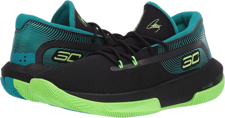 Under Armour Herren Ua Sc 3zer0 Iii Basketballschuhe, 35.5 EU Schwarz 003