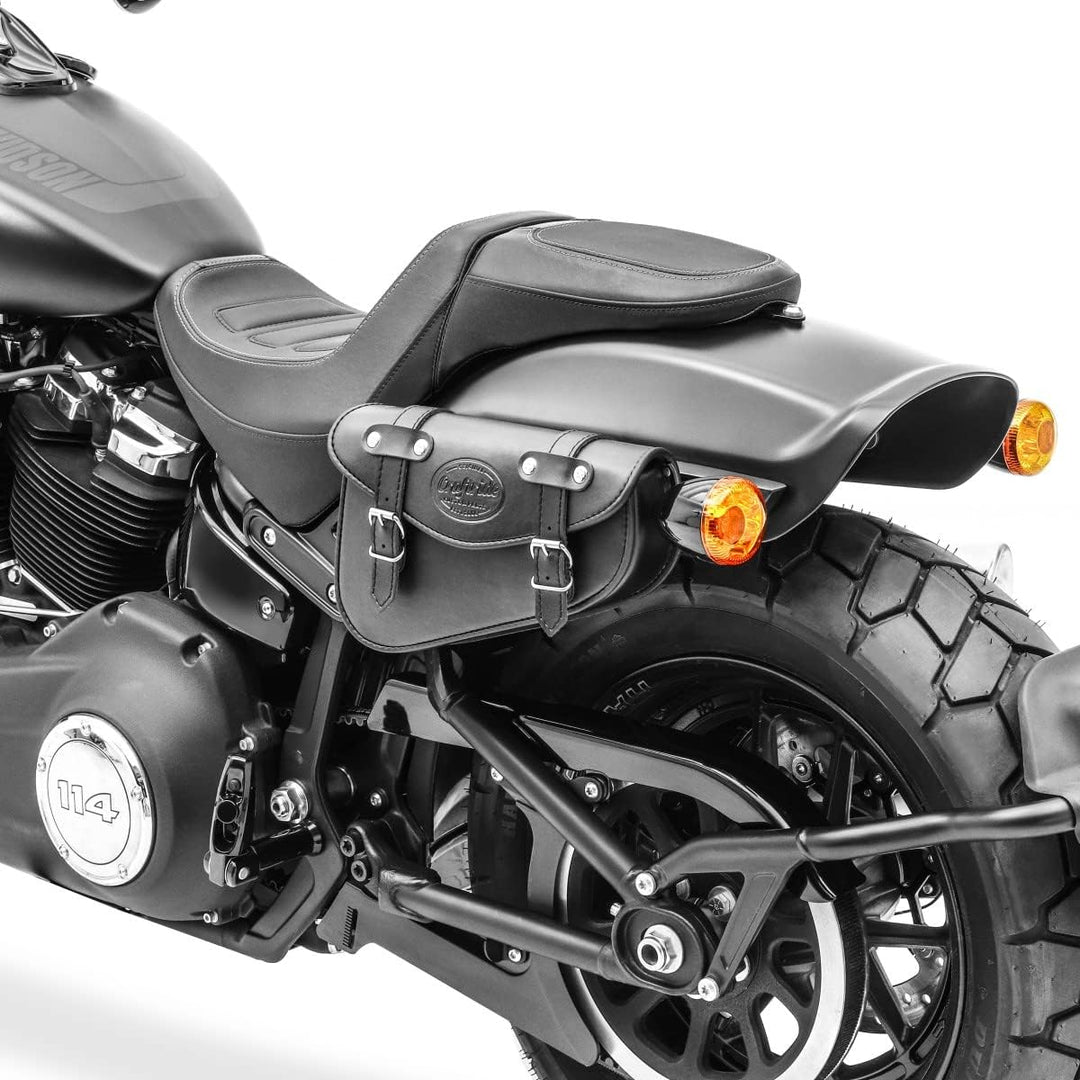 BS-Motoparts Satteltasche für Keeway Superlight 125 Arizona Schwarz Links