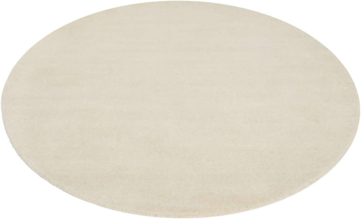 RugVista, Handloom, Teppich, Mittelflor, ∅ 100 cm, Rund, Wolle, Flur, Schlafzimmer, Küche, Wohnzimme