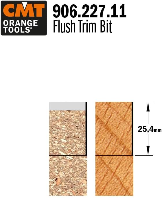 CMT 906.227.11 Fräser für RIFILARE mit Lager, grau/orange