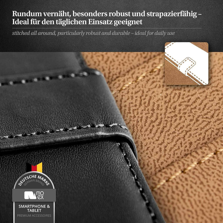 moex Book Case für Samsung Galaxy S10 5G Handyhülle mit Kartenfach, Hülle klappbar 360 Grad Schutzhü