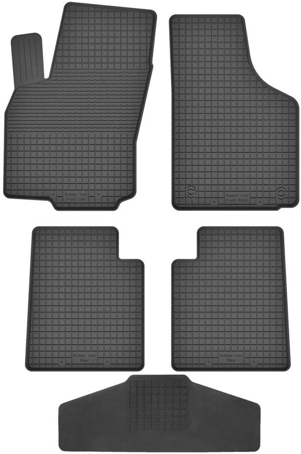Fussmatten Vorne, Hinten + Tunnel für Renault Twingo 1 1993-2012 Gummi Gumimatten Vorne, Hinten, Tun