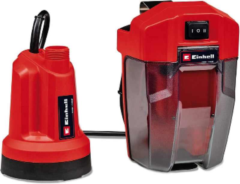 Einhell Akku-Klarwasserpumpe GE-SP 18 LL Li-Solo Power X-Change (Li-Ion, 18V, flachabsaugend bis 1 m