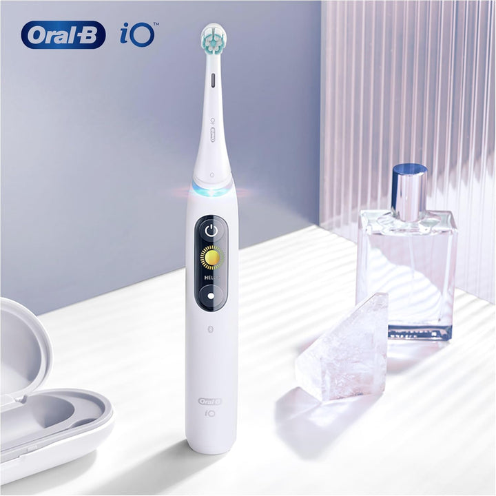 Oral-B iO Sanfte Reinigung Aufsteckbürsten für elektrische Zahnbürste, 2 Stück, sanfte Zahnreinigung