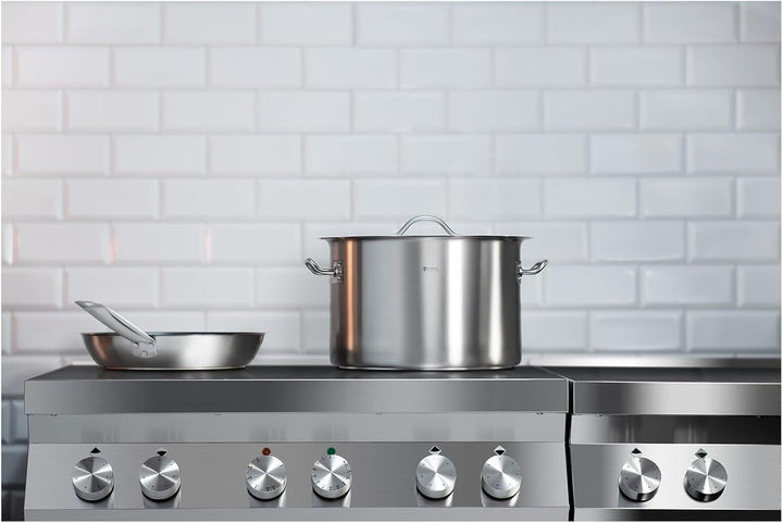 Royal Catering Edelstahltopf Induktion Kochtopf RCST-14E3-S (13 L, Bodendicke 3,8 mm, Edelstahl)