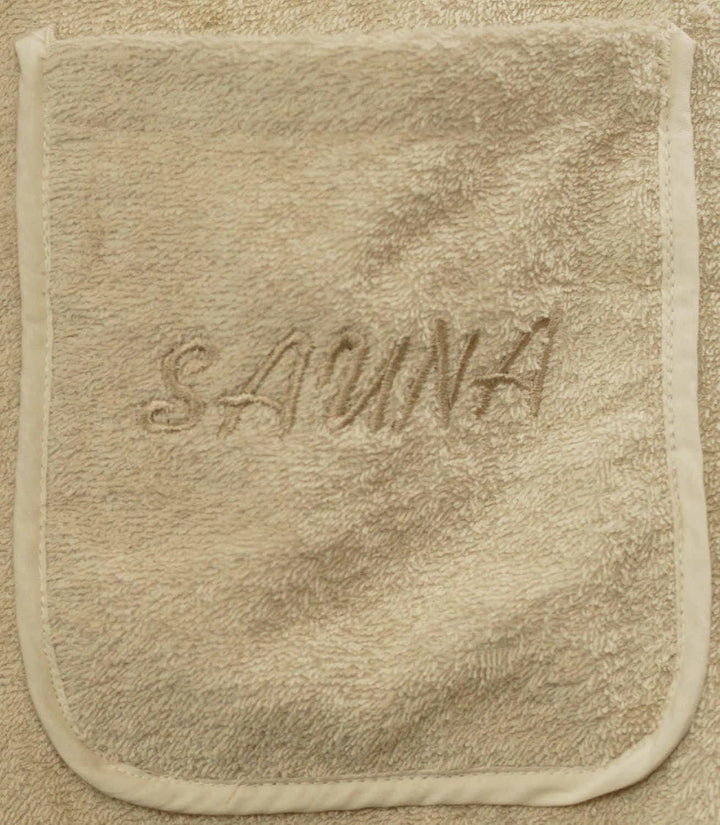 EXKLUSIV HEIMTEXTIL Sauna Set 3-Teilig Frottee Saunakilt Saunatuch Sarong Damen beige Beige Damen, B