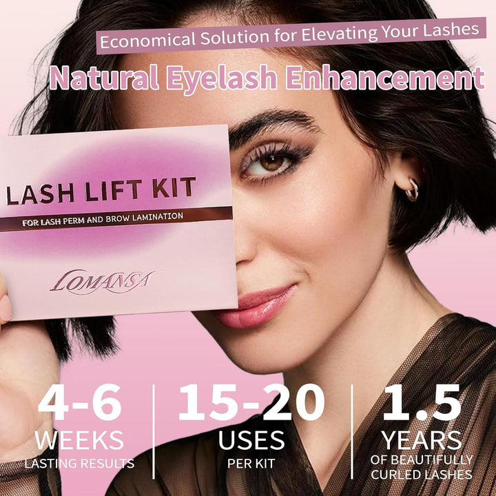 Wimpernlifting Set, Lash Lifting Set, Leicht zu Drückendes Tubendesign, Anfängerfreundlich, 15 Anwen