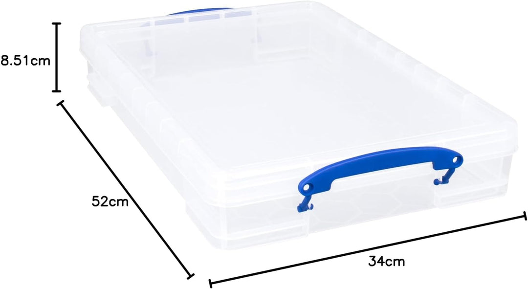 Really Useful Box 10C 10 Liter Box Transparent 520x340x85 mm PP clear" Value not found, Value not fo