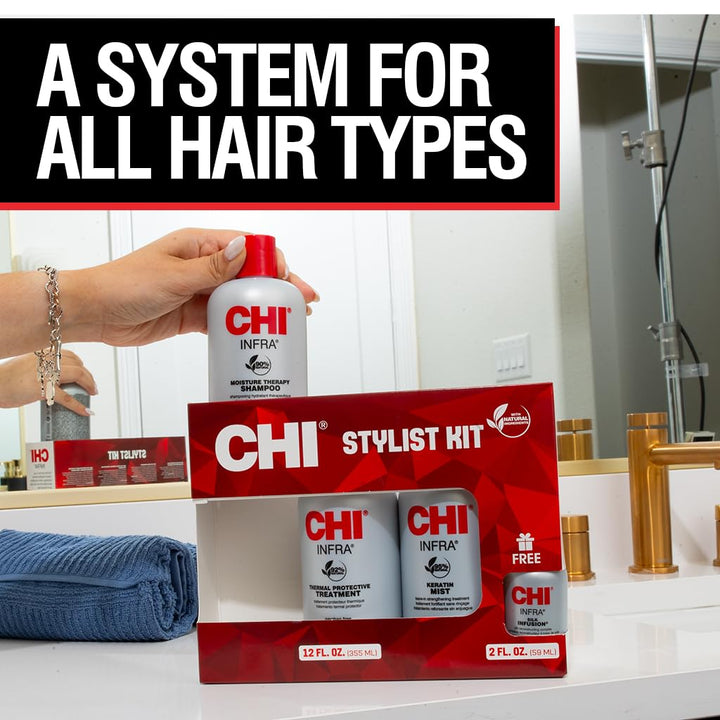 CHI Home Stylist Kit, white, 56.7 g (Pack of 4) 56.7 g (Confezione da 4), 56.7 g (Confezione da 4)