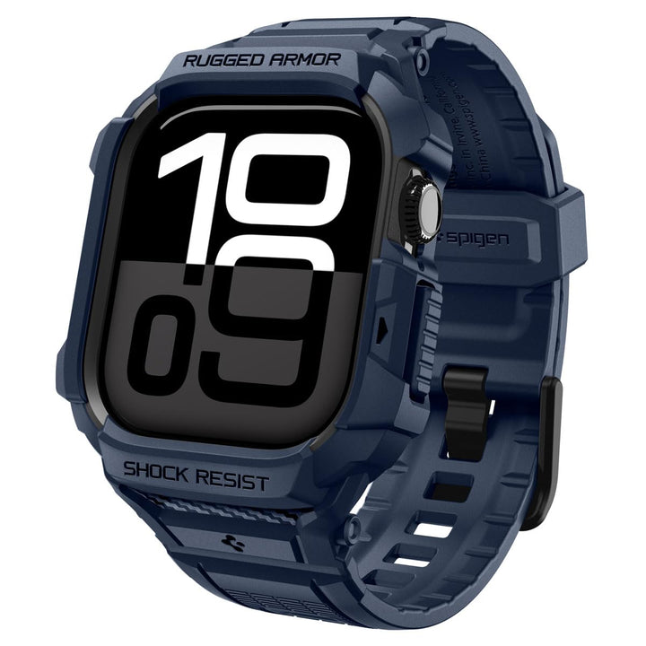 Spigen Rugged Armor Pro 2 Hülle mit Armband Kompatibel mit Apple Watch 11/10 42mm (2025/2024) - Mari