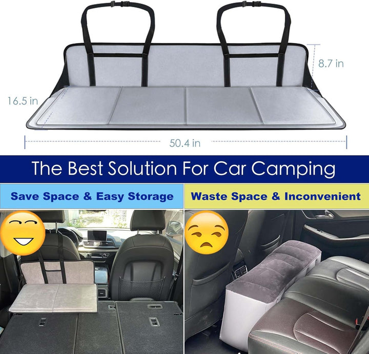 Schwarz Auto-Camping-Essentials, erhöht den Stauraum im Auto, Matratzenzubehör für SUV mit flachem K