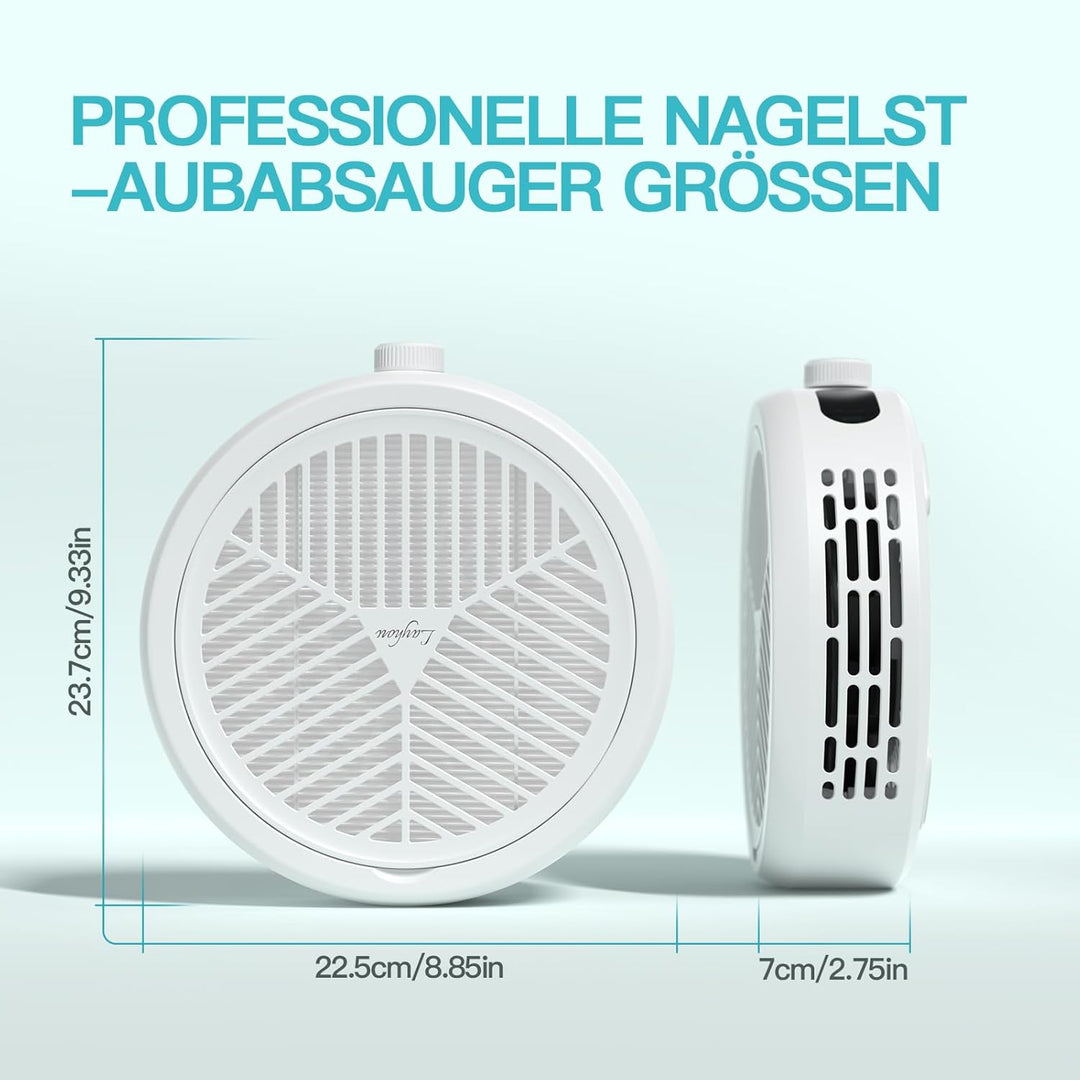 Professioneller Nagelstaubabsauger 120W, 3-Stufig Regelbar, LED-Anzeige, 12.000 U/min, Leistungsstar