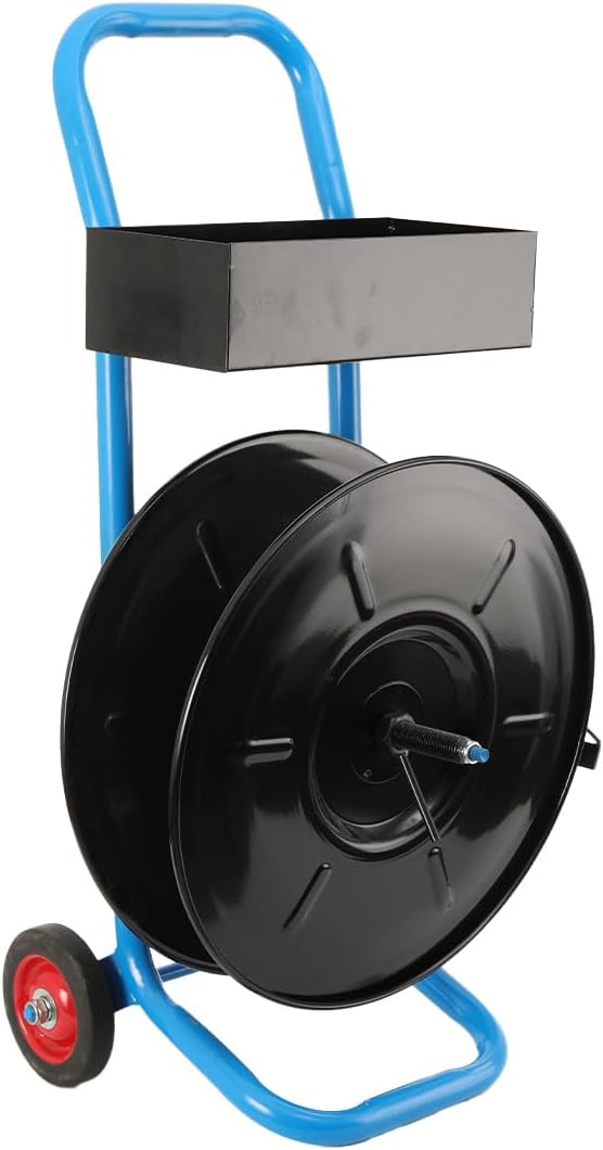 Abrollwagen Umreifungswagen fahrbar Abroller für PET-/PP-Stahlband 203mm Kerndurchmesser, Umreifungs
