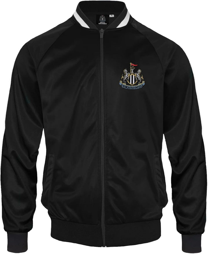 Newcastle United FC - Herren Trainingsjacke im Retro-Design - Offizielles Merchandise - Geschenk für