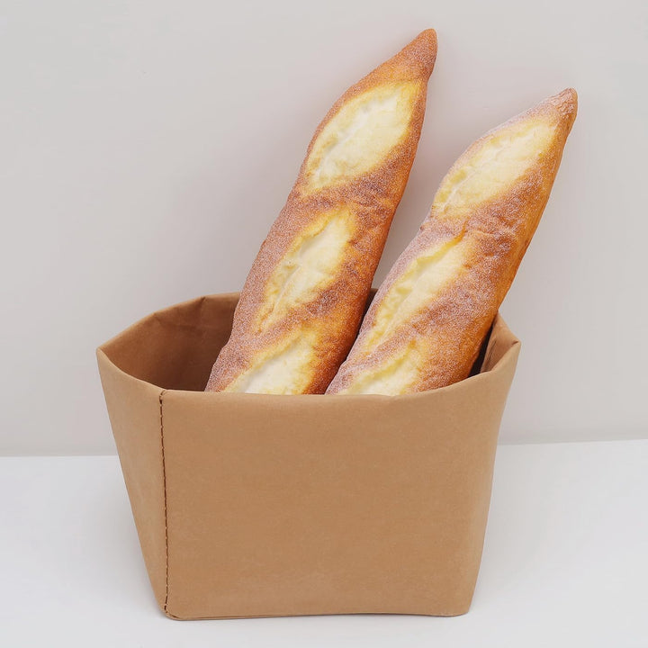 Funzhan 2 Stück Künstliches Brot Realistische Lange Laib Künstliche Baguette Bäckerei Dekoration Gef