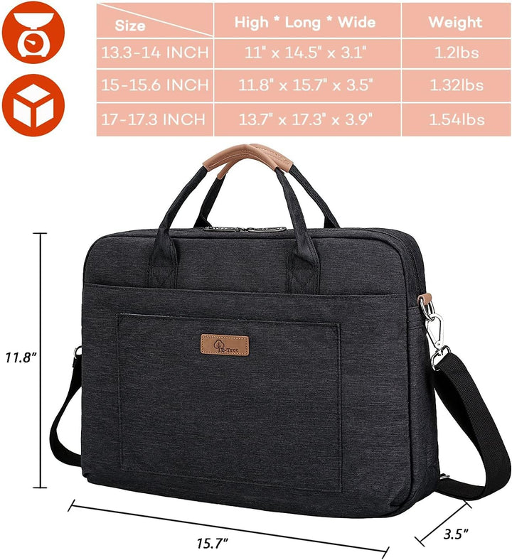 E-Tree Laptop Sleeve Handbag Shockproof Laptop Shoulder Bag Messenger Computer Carrying Case Briefca