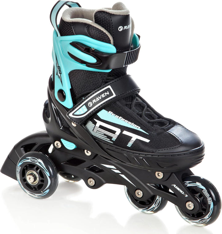 RAVEN Profession 3in1 Inlineskates Triskates Rollschuhe Inliner für Kinder und Erwachsene verstellba