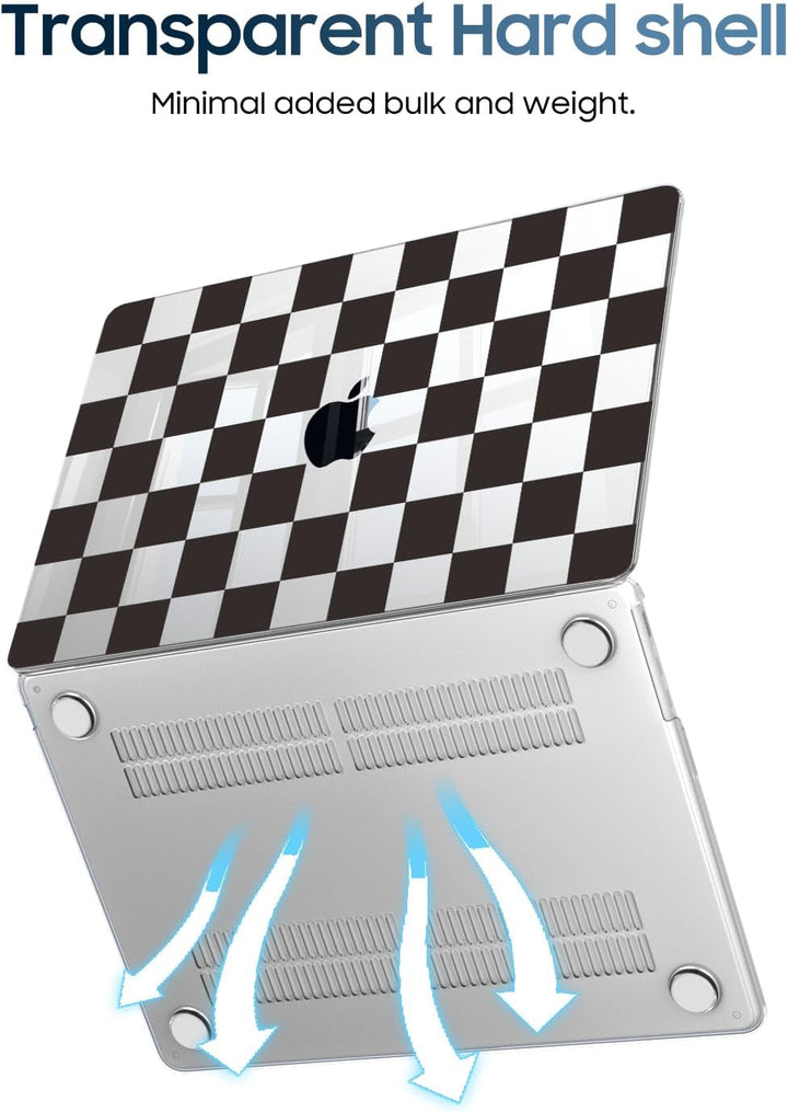 Fintie Hülle Kompatibel mit MacBook Air 13,6 Zoll M5 M4 M3 M2 (2026-2022) A3449 A3240 A3113 A2681, U
