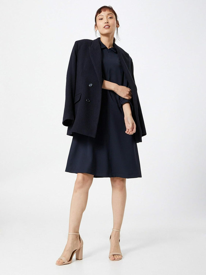 someday. Damen Blusenkleid Qedrik Navy 38