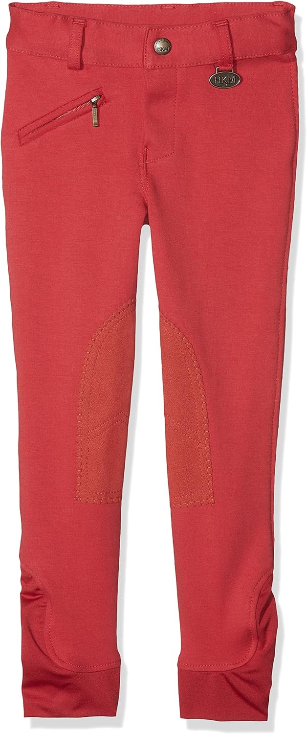 HKM 9064 Reithose Penny Easy, Mädchen Hose 176 Rot / Rot, 176 Rot / Rot