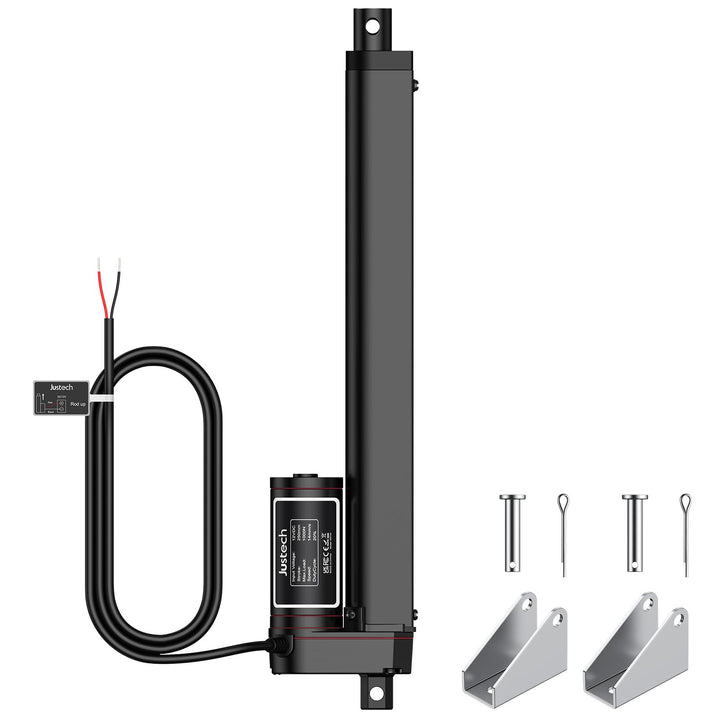Justech Linear Actuator 250mm Hub max Linearantrieb 1000N Linearantrieb 14mm/s Motor Lineartechnik A