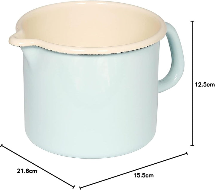 Riess, 0041-006, Schnabeltopf 14, CLASSIC - BUNT/PASTELL, Farbe Türkis, Durchmesser 14 cm, Höhe 12.5