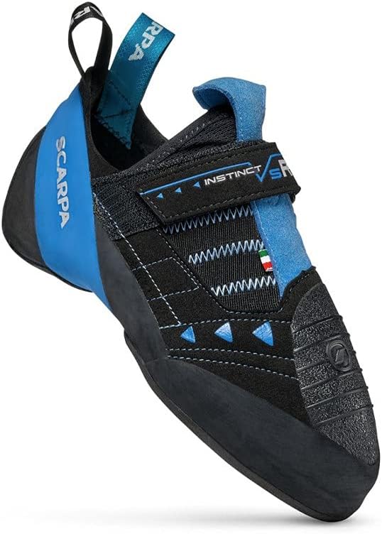 Scarpa Herren Instinct Vsr Kletterschuhe, Black Azure Fv