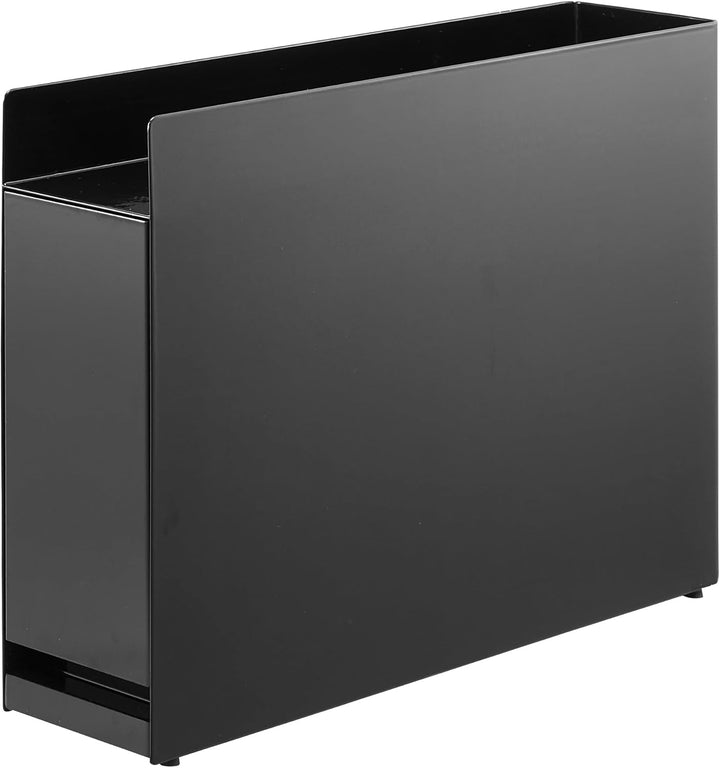 YAMAZAKI TOWER 6004 Verschiebbares Gewürzregal, Schwarz, Schwarz