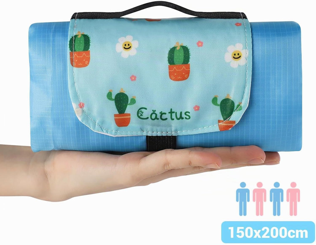 Picknickdecke wasserdicht, 150 x 200 cm Mini picknickdecke, Wasserdicht und schmutzabweisend, Ultral