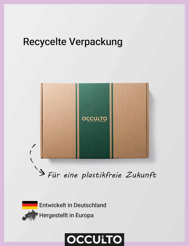 Occulto 10 PAAR SOCKEN für DAMEN aus BAUMWOLLE (Modell: Gertrud) 35-38 Schwarz-pink, 35-38 Schwarz-p