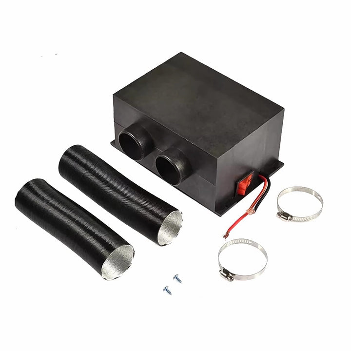 TOTMOX 12V 400W Auto-Heizung Auto-Heizung mit 2 Luftauslässen und 2 metallischen Auto-Entfrostungssc