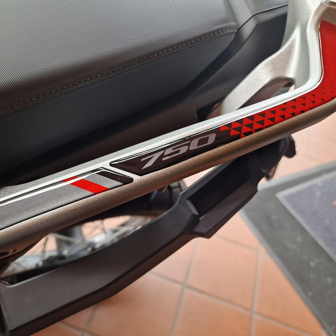 Resin Bike Aufkleber Motorrad Kompatibel Mit Honda Transalp XL 750 2023. Schutz Motorrad Griffe Pass