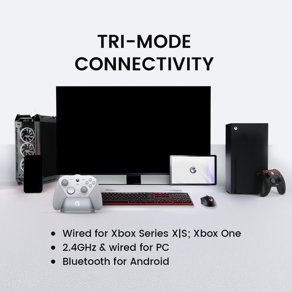 GameSir G7 Pro 1000Hz Controller mit Ladestation für Xbox Series X|S, Xbox One, Windows 10/11 & Andr