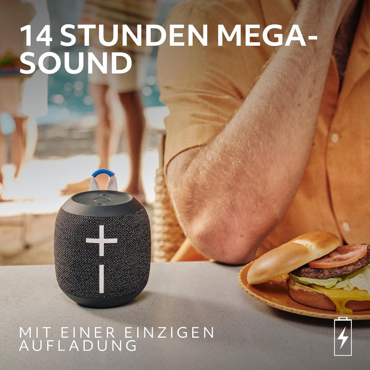 Ultimate Ears Wonderboom 4 – mobiler, wasserdichter Bluetooth-Lautsprecher mit satten Tiefen und 360