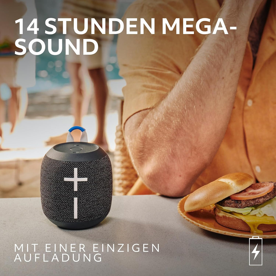 Ultimate Ears Wonderboom 4 – mobiler, wasserdichter Bluetooth-Lautsprecher mit satten Tiefen und 360