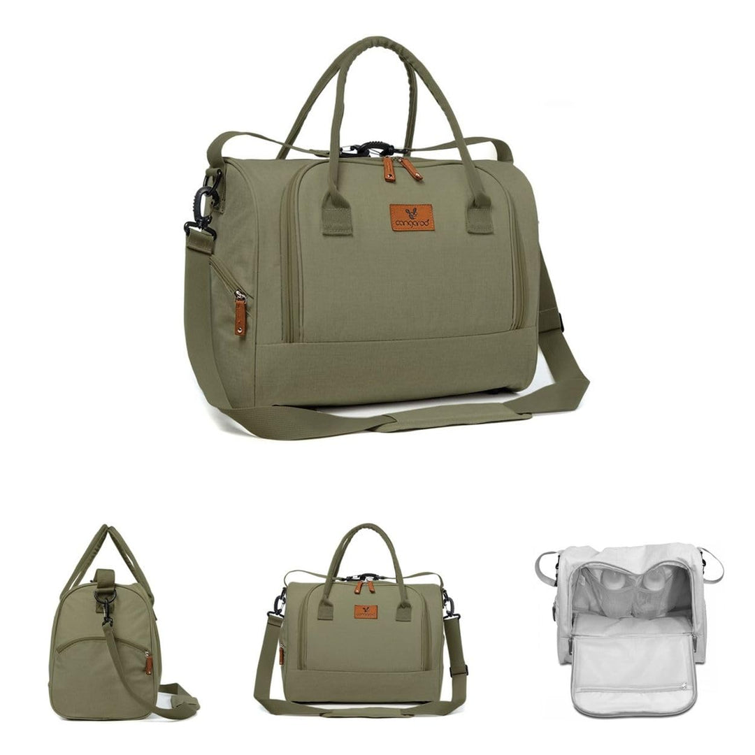 Cangaroo Wickeltasche Jossie Wickelunterlage, Reissverschluss, Gurt verstellbar dunkelgrün, Dunkelgr