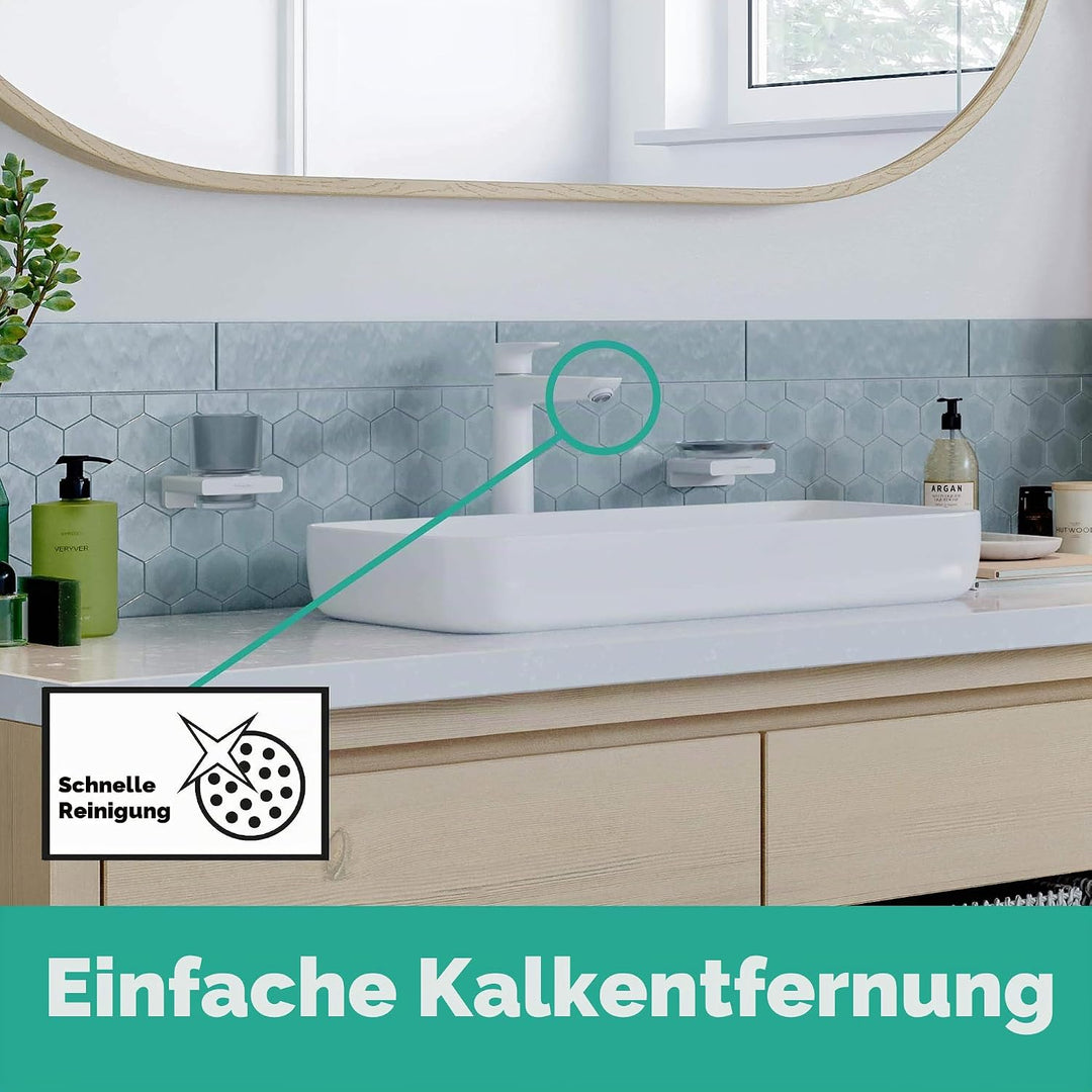 hansgrohe Wasserhahn Talis E (Armatur mit Auslauf Höhe 240 mm), Einhebel-Waschtischmischer ohne Abla