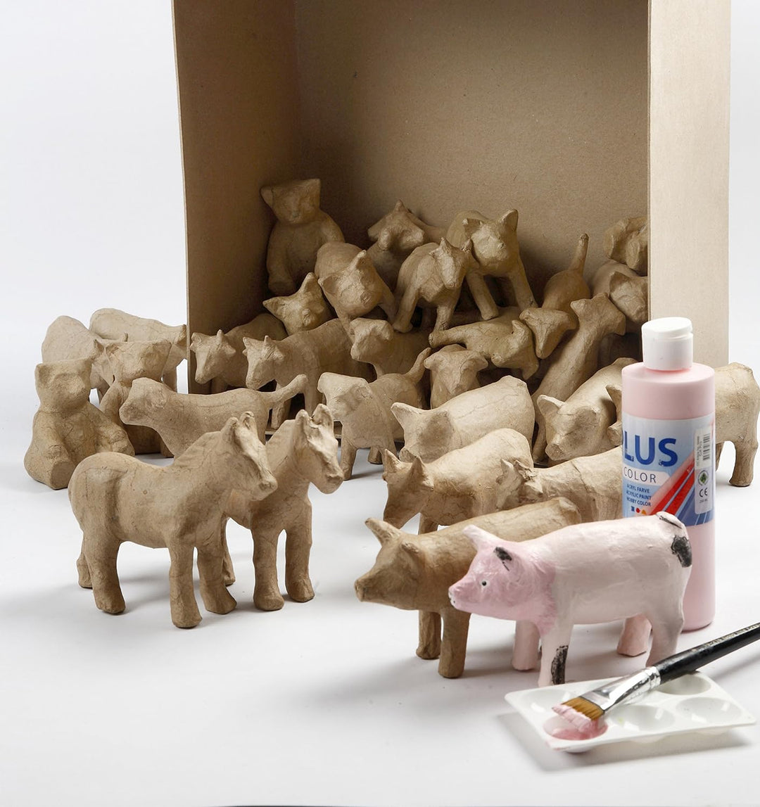 Tiere, Mini, H: 8-12 cm, 60 sort.