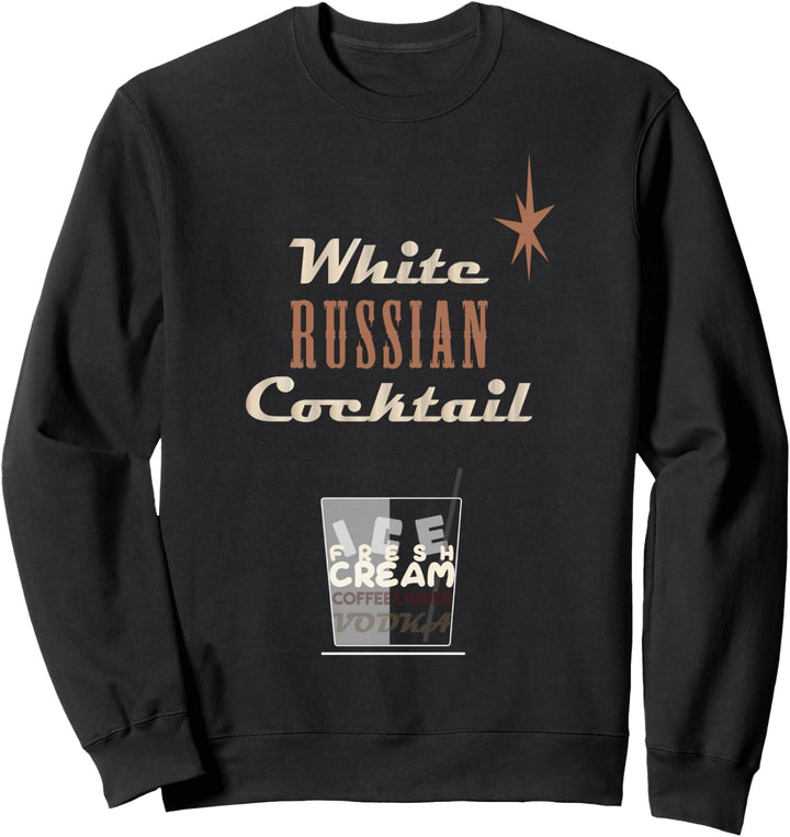 Big Lebowski White Russian Word Stack Sweatshirt